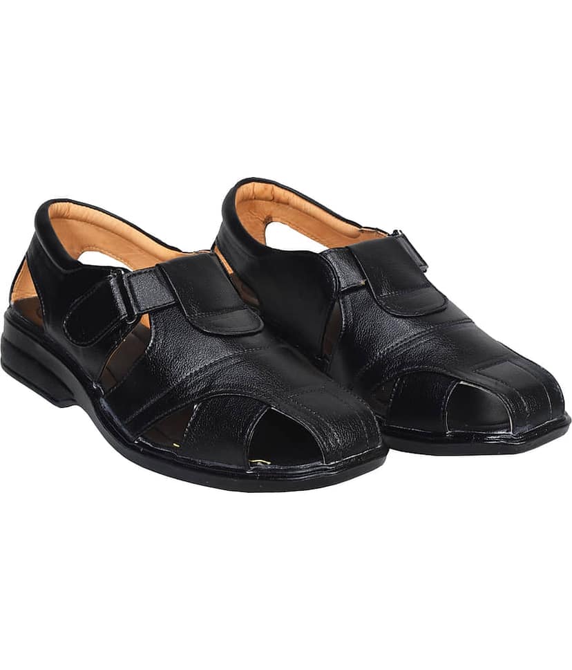 Dream Makers - Black Men's Sandals view 2