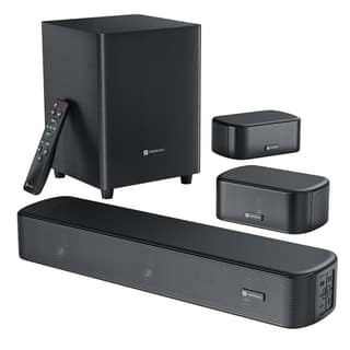 Portronics Pure Sound Pro X2 150W Home Theatre, 5.1 Channel Speaker and 5.1 Soundbar with Subwoofer - Black