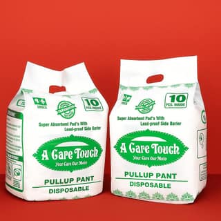 A Care Touch Unisex Adult Diaper Pullups M-L, Odor Lock Anti-Bacterial Leak-Proof Disposable Briefs, Ultra-Thin Design, Maximum Absorbency, Hypoallergenic, Pack of 2, 20 count for Seniors & Adults