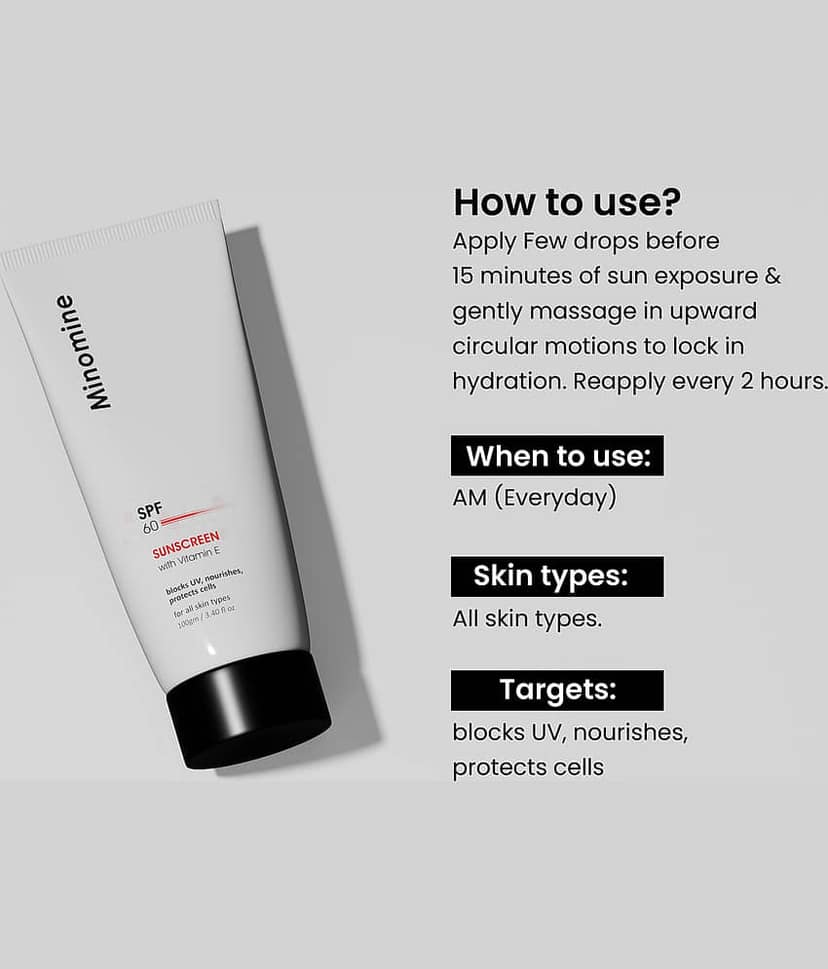 Minomine Anti-Pigmentation Skin, Gamechangers Skincare Routine Kit for Unisex | Alpha Lipoic Cleanser, Alpha Arbutin Serum, PHA Toner, Sepicalm Moisturizer & SPF 60 Moisturizer view 2