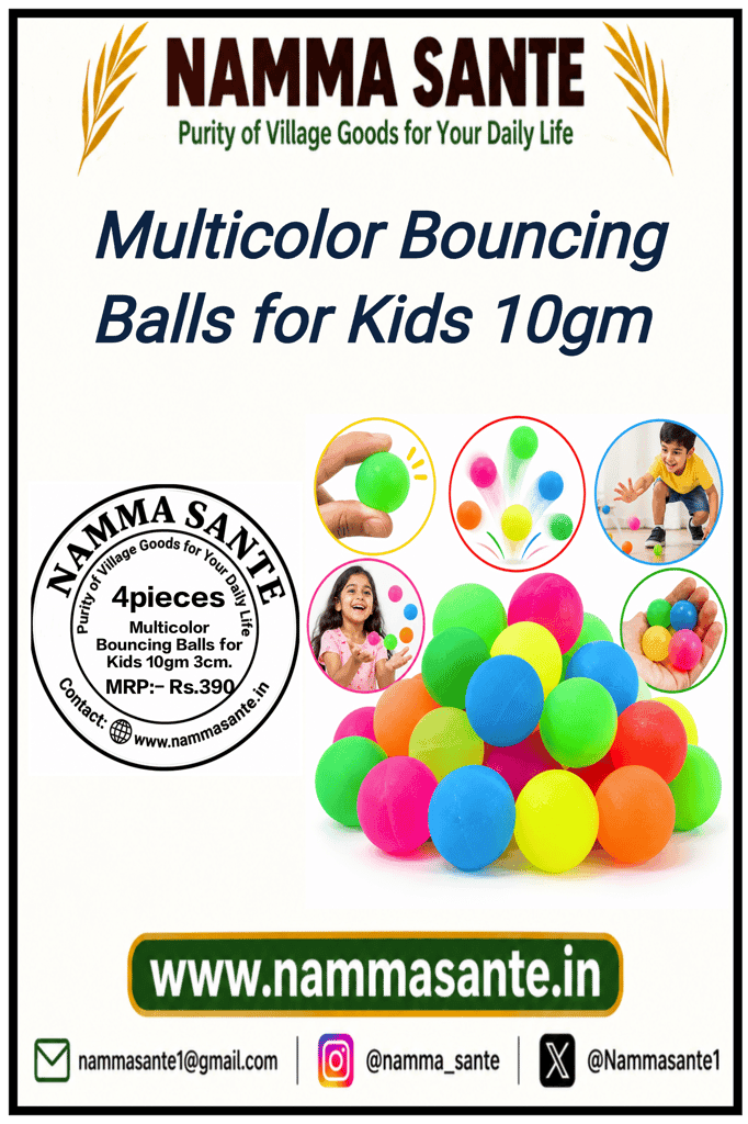 Mini Multicolor Bouncing Balls for Kids 10gm 3cm view 2