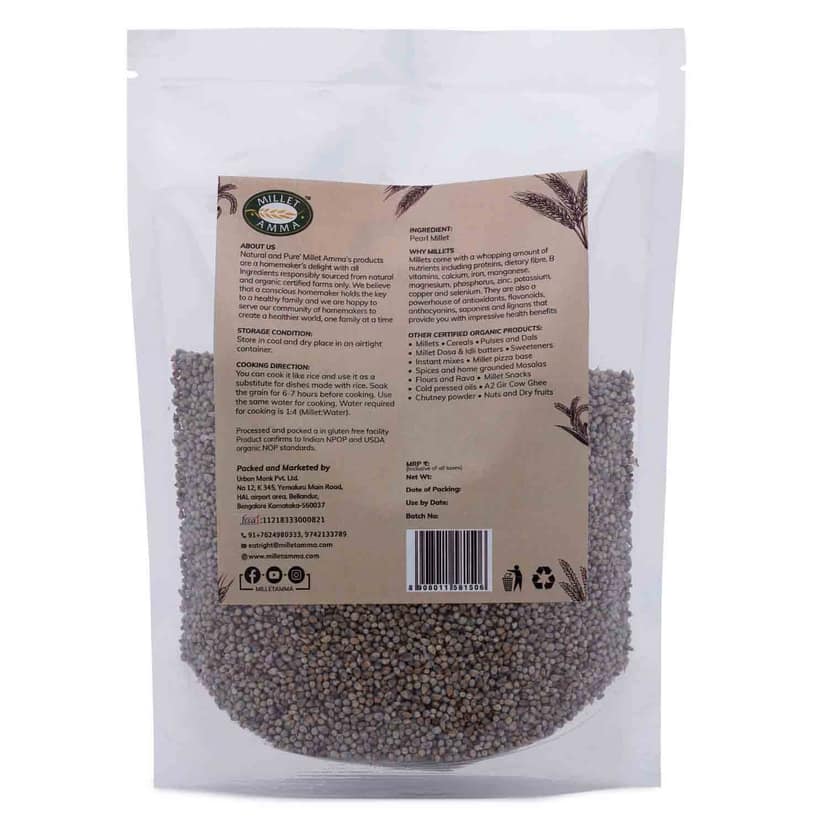 Bajra Millet grain view 2
