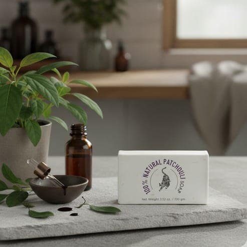 100% Natural Patchouli Soap view 5