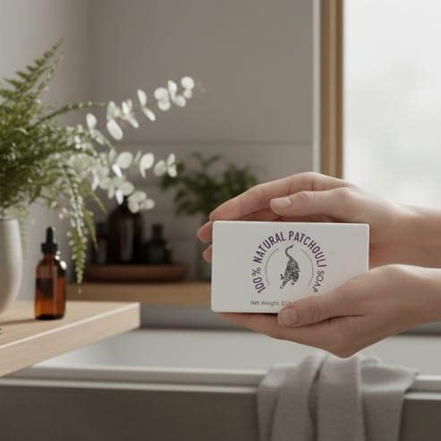 100% Natural Patchouli Soap view 8