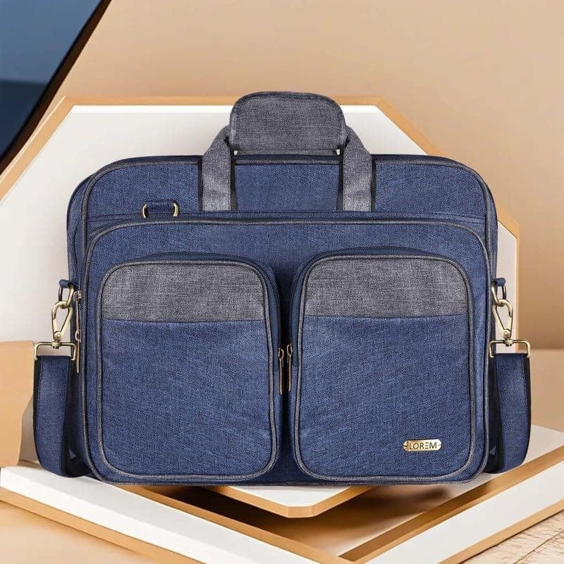 LOREM 28L Messenger Bag For Men - Faux Leather view 2