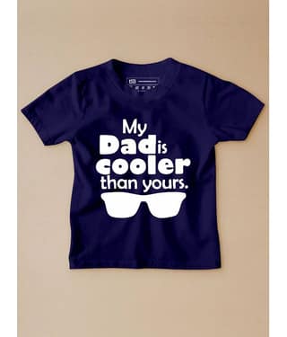 Be Awara Pack of 1 Unisex for Baby Cotton T-Shirt ( Navy )