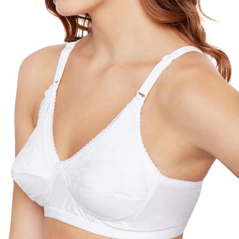 Bodycare Women Cotton Full Coverage Non Padded Regular Bra 5539-White view 4