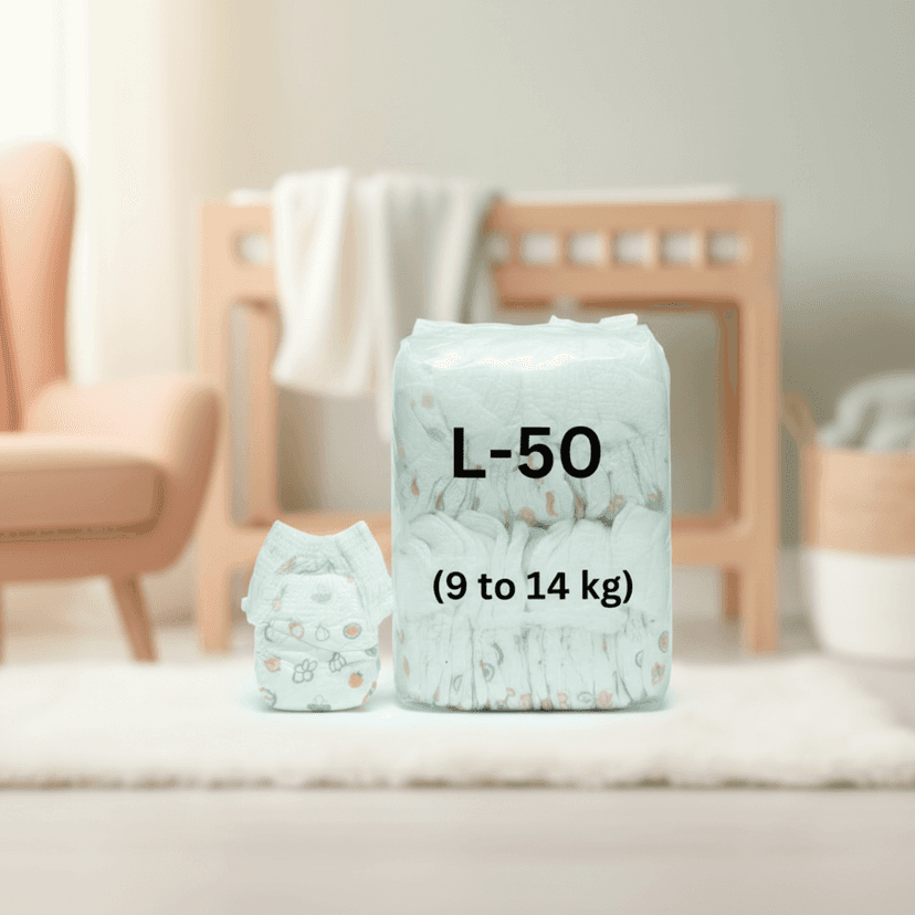 THE GIR FARMER Baby Diapers Large - Eco-Friendly Care