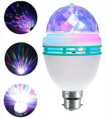 Elecsera LED Rotating Bulb Light Lamp for Party/Home/Diwali Decoration view 5