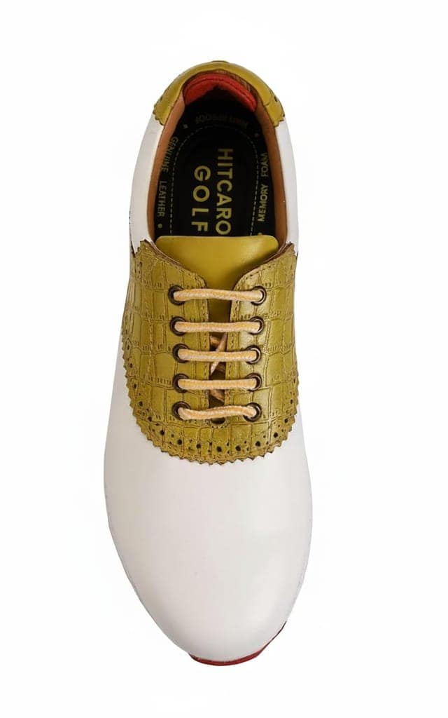 HITCARO Men Proffessional Leather Golf Shoes | Lace-Up | Phylon Sole |Waterproof | Comfortable | Breathable | Sports Shoes view 3