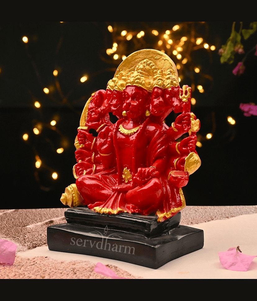 ServDharm Resin Lord Hanuman Idol ( 15.24 cm ) view 2