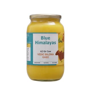 Blue Himalayas A2 Gir Cow Bilona Ghee