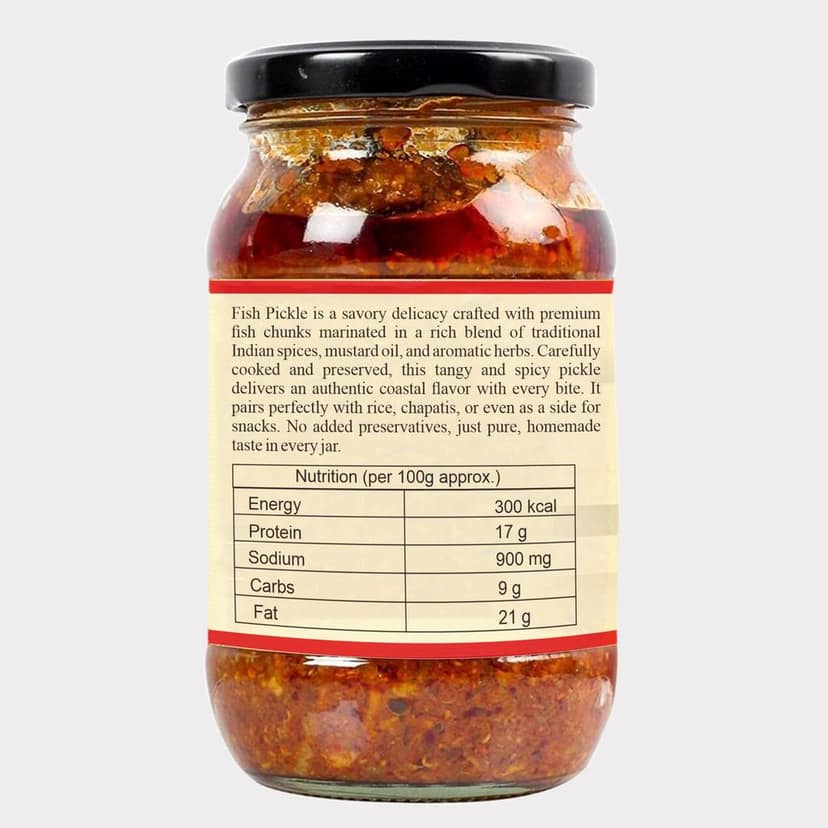Fish Pickle (100 gm) view 3