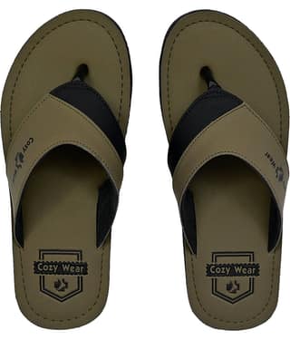Cozy Wear Green Men's Daily Slipper