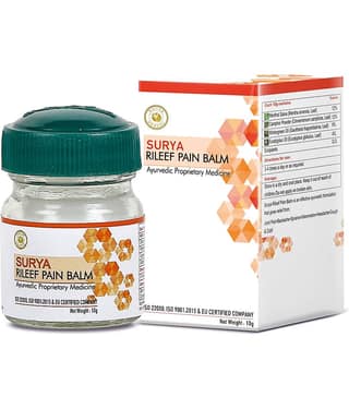 Herbroot Herbal Surya Rileef Pain Balm 10G Paste 10 Gm Pack of 10