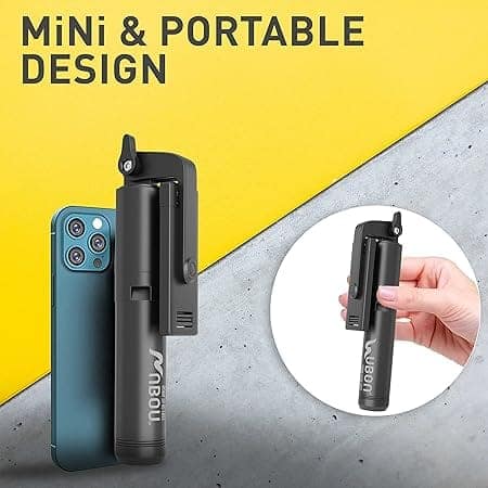 UBON Travel Selfie Stick SF-140, v5.0 Bluetooth Connectivity Multifunctional Selfie Stick with Wireless Remote, Non-Slippery Tripod Stand, Extend Up to 1000MM, 360 Degree Rotation, Easy to Use & Carry