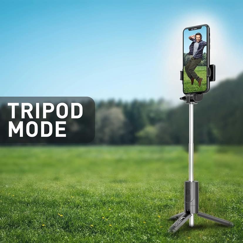 UBON Travel Selfie Stick SF-140, v5.0 Bluetooth Connectivity Multifunctional Selfie Stick with Wireless Remote, Non-Slippery Tripod Stand, Extend Up to 1000MM, 360 Degree Rotation, Easy to Use & Carry view 5