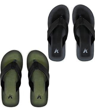 Altek Green Men's Thong Flip Flop