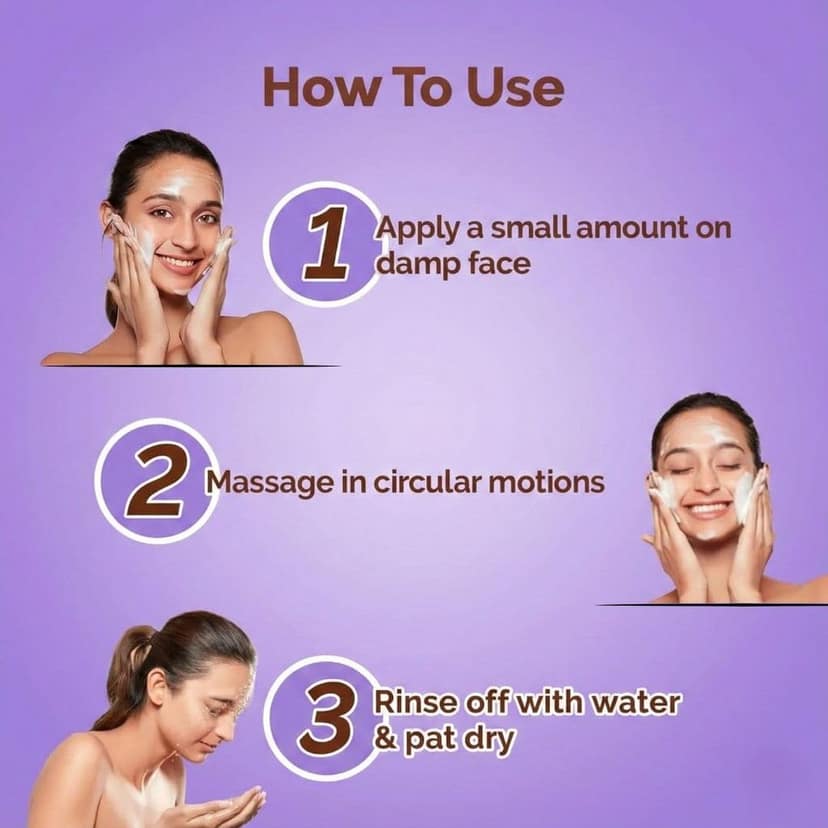 Lavender Face Wash (Pack of 2) | Soothing & Hydrating Face Cleanser | Gentle Daily Face Wash for All Skin Types | Natural Glow & Skin Freshness | 200 ml view 5