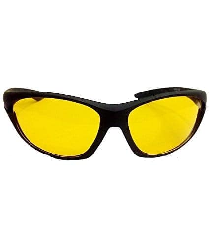HRINKAR Sport And Pilot Stylish Sunglasses For Men And Women (Yellow And Pink Lens | Black And Silver Frame - HCMB356) With Free Paper 3D Glass view 3