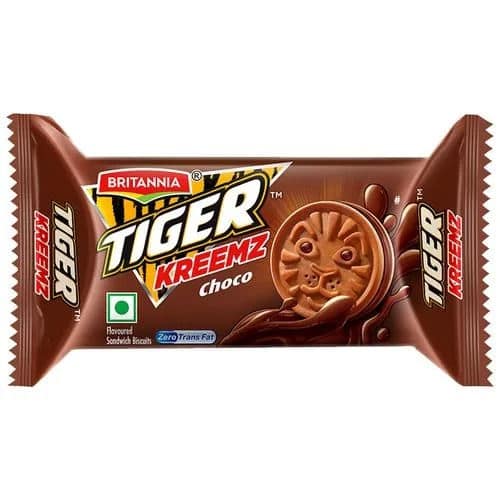 Britannia Tiger Kreemz Chocolate Cream Biscuits, 33.4 gm