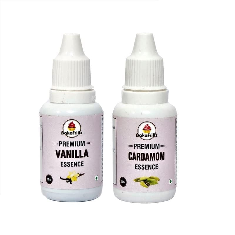 Bakefrillz Food Flavour Essence - Vanilla and Cardamom (20 ml x 2) view 4