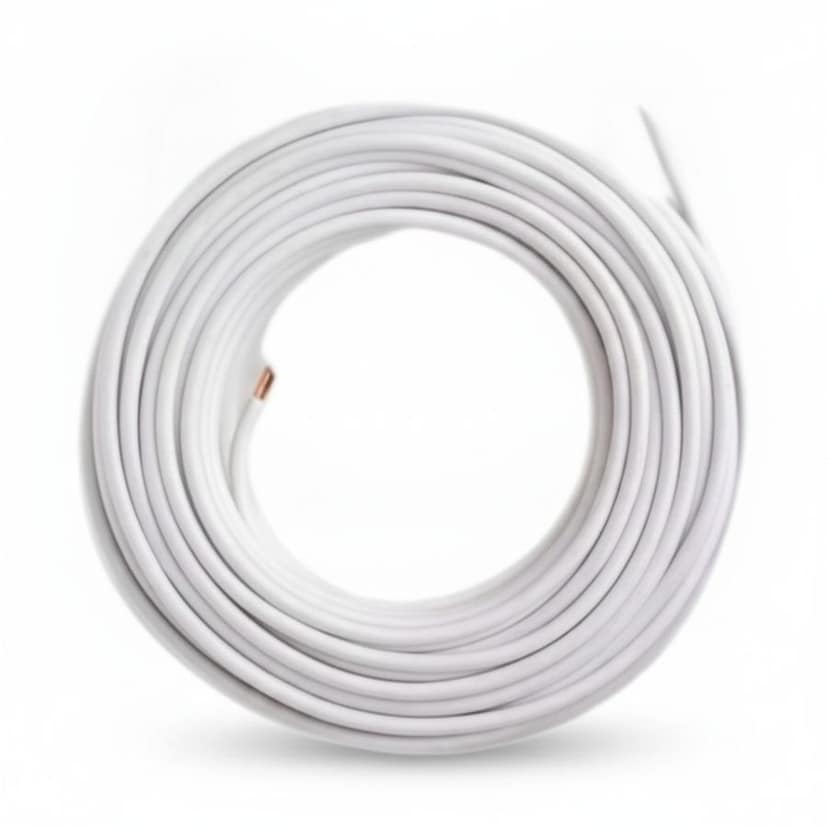 White Electrical Power Cable