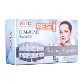VLCC Diamond Facial Kit with FREE Rose Water Toner - 400 g