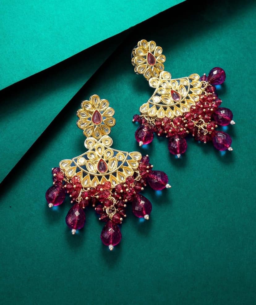 Morison Golden Diamond-Shaped Earrings Elegant Geometry