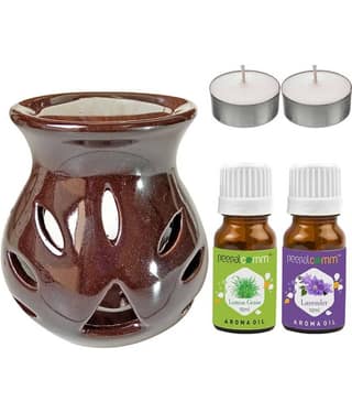 Peepalcomm Ceramic Aroma Oils & Diffusers Set - Pack of 5