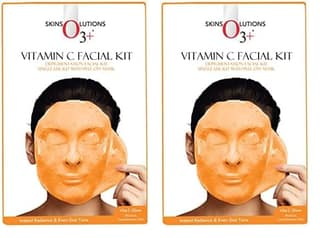 O3+ Vitamin C Facial Kit Depigmentation Single use Kit with Peel Off Mask for Instant Radiance and Even Skin Tone | Vita C Glow Normal, Combination Skin, 45g O3+ Vitamin C Facial Kit Depigmentation Single use Kit with Peel Off Mask for Instant Radiance a