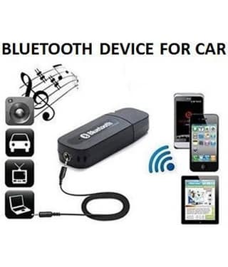 Car Bluetooth Receiver (USB) - Pair with Car Stereo, Music System, Home Theater System, Computer. Compatible with All Android & IOS Devices