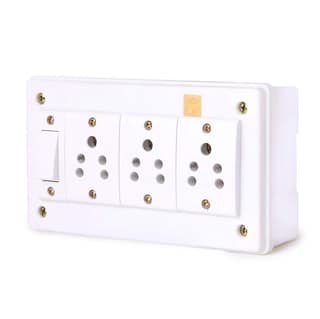 INDRICO Spike Buster Fitted with 3 Anchor Sockets (5 Amp) and 1 Anchor Switch with 2 metre Chord