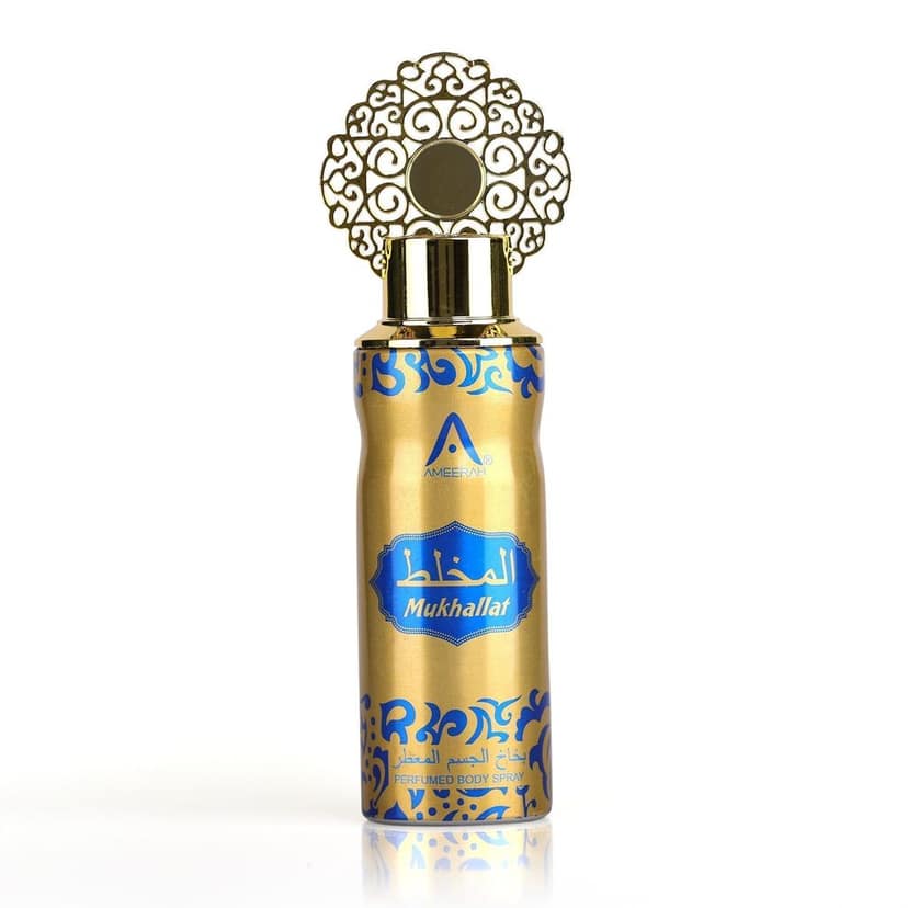 Ameerah Mukhallat Long Lasting Perfumed Deodorant Spray - For Men & Women (200 ml)