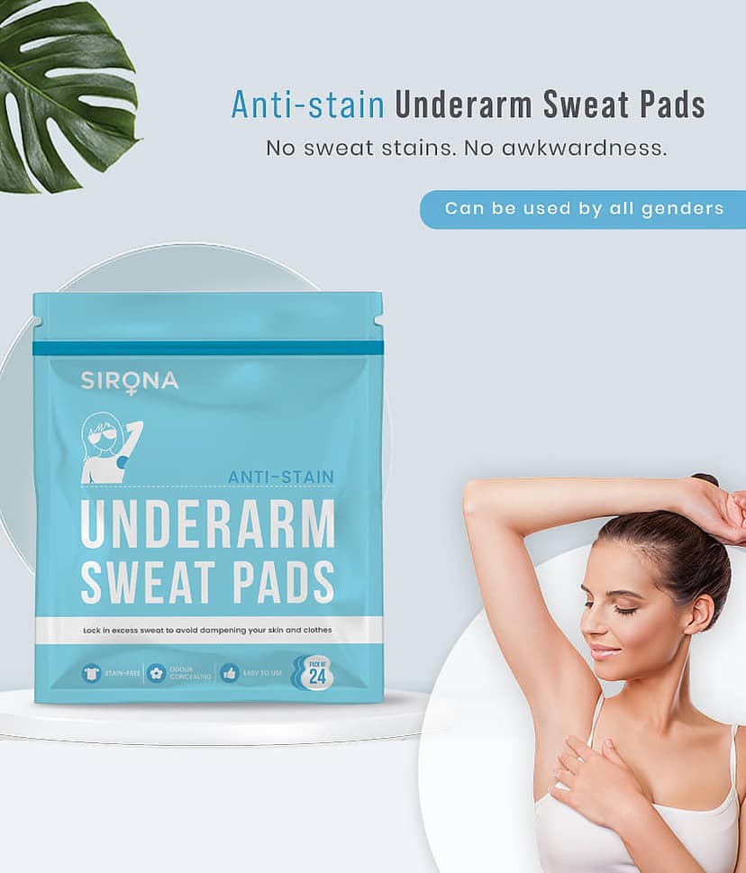 Sirona Under Arm Sweat Pads 24 Intimate Cloths No view 2