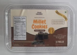 Ruchika lila Gluten free jowar bajra chocolate cookies made with desi ghee