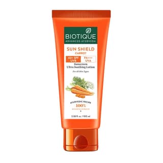 Biotique Sun Shield Carrot 40+SPF Sunscreen Lotion 100ml