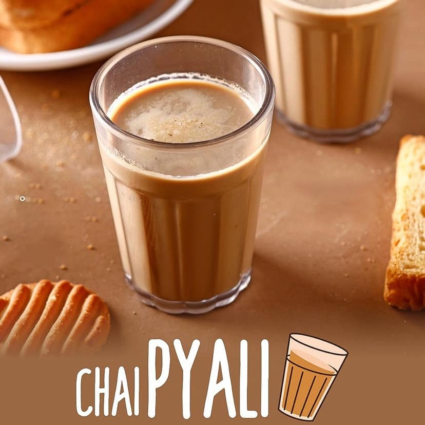 Cutting Chai Pyali Set – 70ML Durable Plastic Tea Glasses view 2