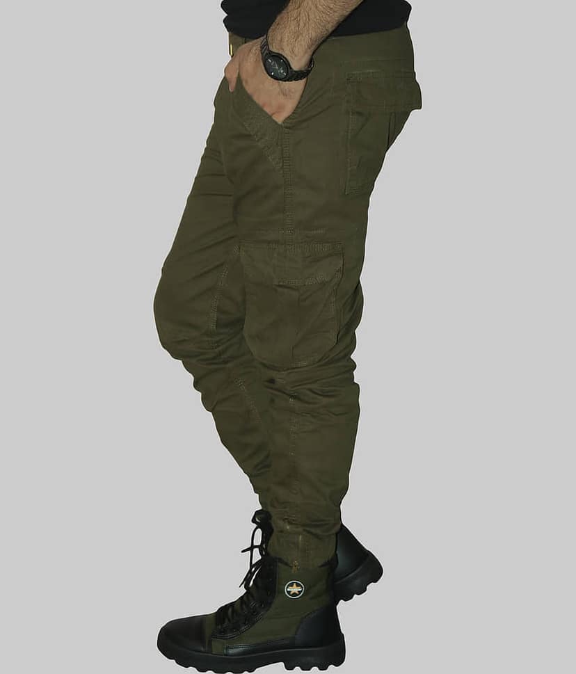 Urban Legends Regular Flat Men's Cargos - Off White ( Pack of 1 ) view 2