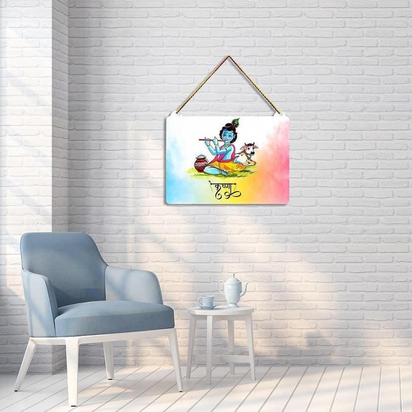 Wall Hangings for Home Decoration Items for Living Room Decor Welcome Home Wall Hanging for Home Office Decoration Handmade Craft Decorative Wall Art (WH1304) view 2
