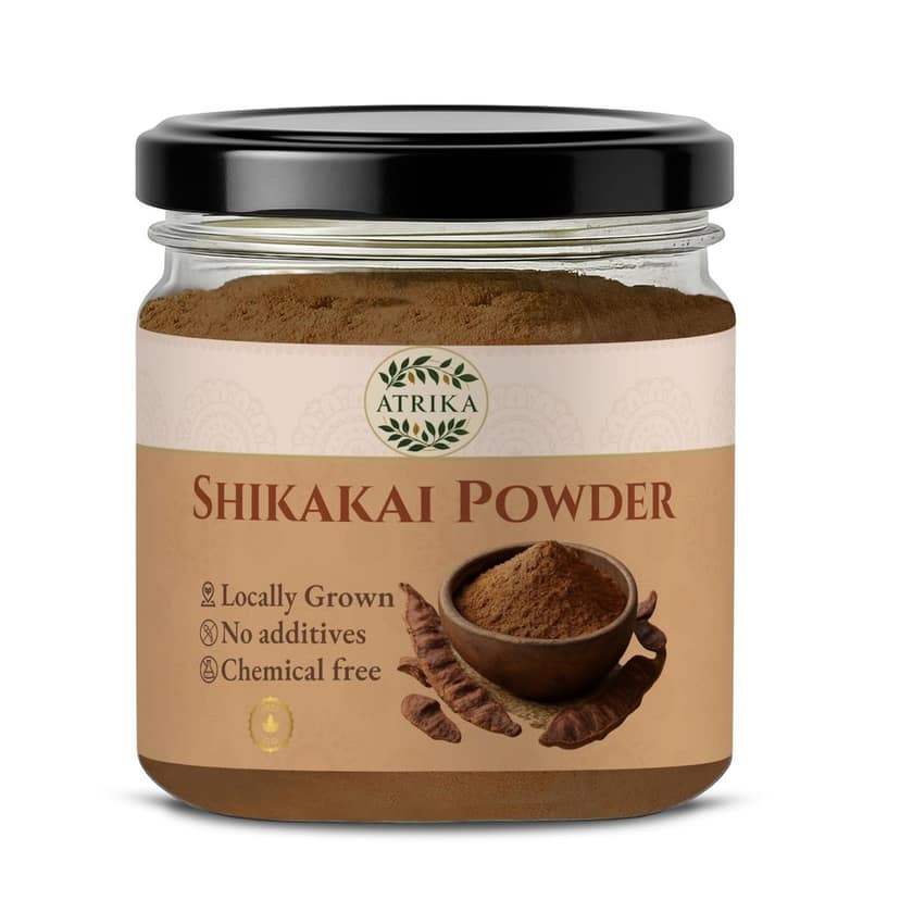 Atrika Shikakai Powder 150g | Natural Hair Cleanser | Herbal Powder for Hair Growth, Dandruff & Shine