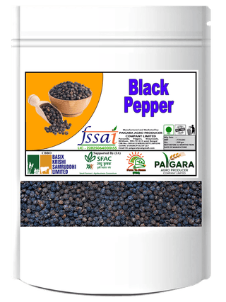 Premium Whole Black Pepper | Kali Mirch Whole Spices - 500g
