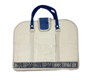 Eco-Friendly Jacko Jute Laptop Bag - Stylish, Durable, and Ethical PU Design