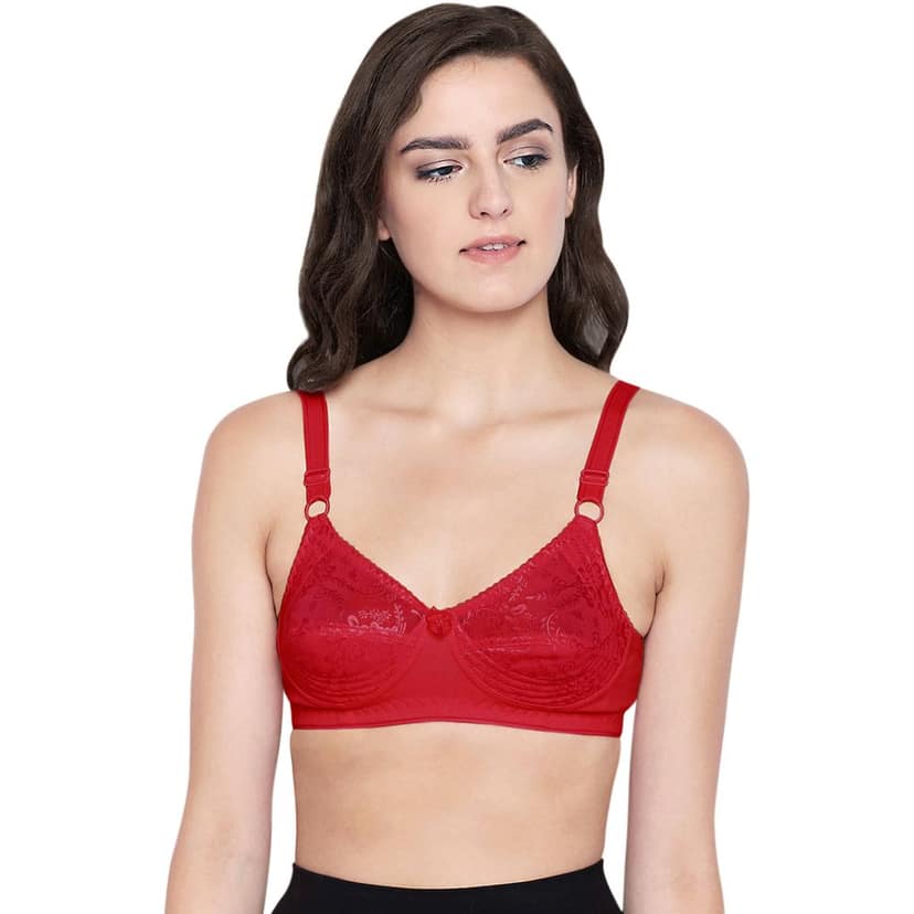 Bodycare Cotton Non Padded Non wired Regular Bra-Pack of 3 view 2