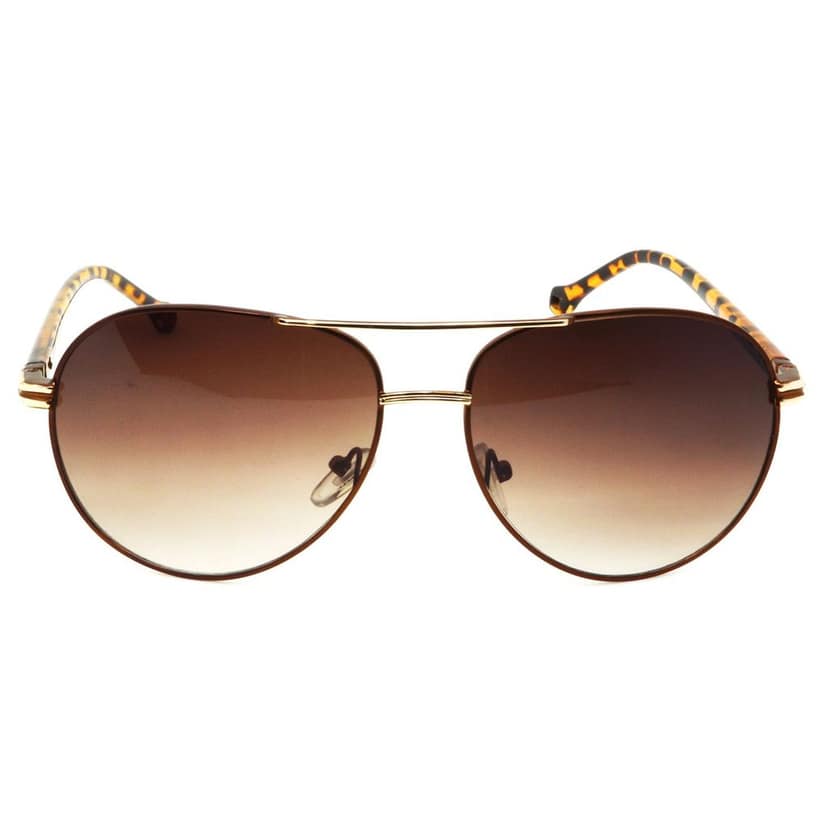 Hrinkar Brown Pilot Sunglasses Styles Multicolor Frame Glasses for Men & Women - HRS450-BWN-BWN view 2