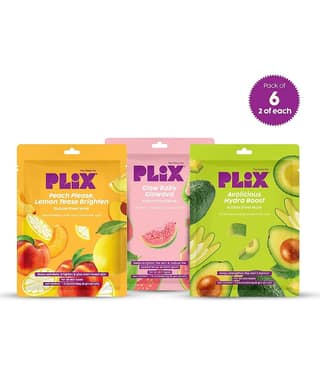 Plix - Moisturizing Mask for All Skin Type ( Pack of 6 )