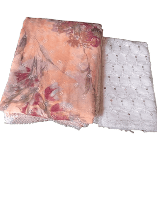 Georgette Chiffon Saree With Blouse Piece