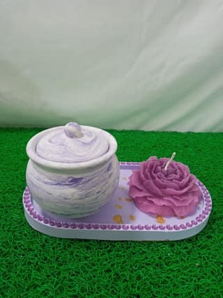Scented Soy Wax Candles for Home, Office, Gifts, Weddings, Birthdays (Floral Musk)