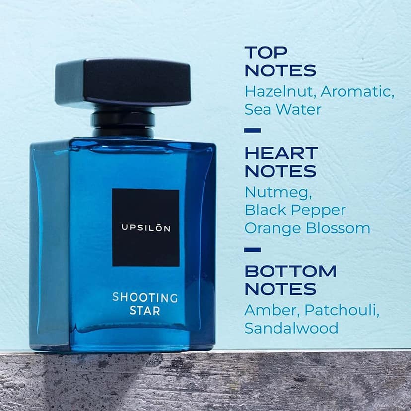 UPSILON Combo of Shooting Star & Golden Sand Eau De Parfum Premium Long Lasting Fresh & Powerful Fragrance Spray Travel Friendly Luxury Parfum Scent | Men’s Perfume | Each 100ml - Pack Of 2 view 6