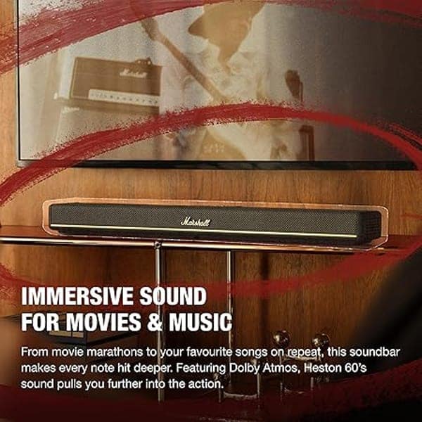 Marshall Heston 60 56W Bluetooth Soundbar view 3